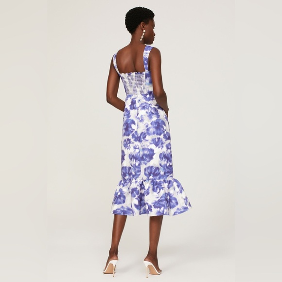 Sachin and Babi Laura dress in blue and white - Picture 3 of 9